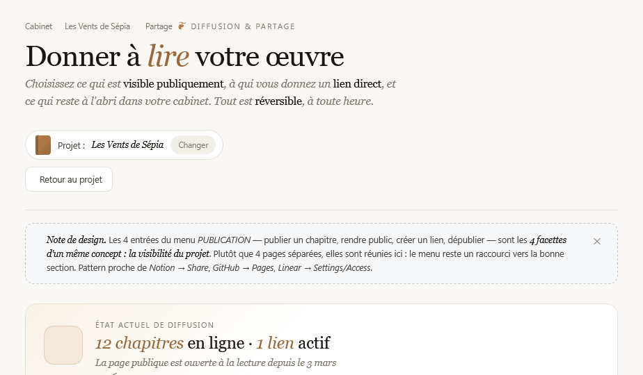 Liste des chapitres partagés avec un cénacle ou des bêta-lecteurs sur Zkriva.